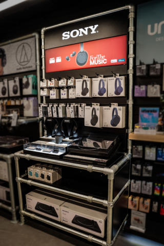 Sony brand zone in HMV
